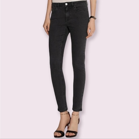 Acne Studios Skin 5 Black Wash Skinny Jeans, US 25 - Picture 3 of 6